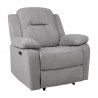 Recline armchair LOWRI electric, grey