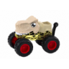 Dinosaur Off-Road Car with Large Rubber Wheels, Beige