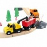 Tooky Toy Wooden Structure Building A Road for Construction Vehicles