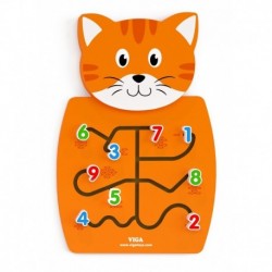 Wooden manipulation game Kitten Viga Toys