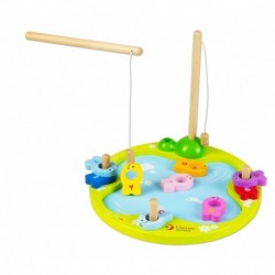 CLASSIC WORLD Wooden Game Fishing for Fish 12 tk.