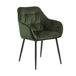 Chair BROOKE forest green black