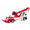 Truck With Crane Two Metal Hooks Red And White Lights Sounds