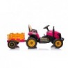 Battery-powered tractor BBH-030 Pink