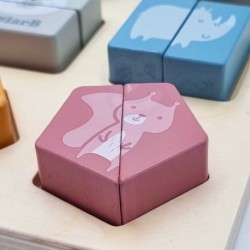 Viga Wooden Puzzle Blocks - Animals - PolarB