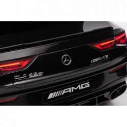 Battery-powered car Mercedes CLA 45s AMG Black Painted 4x4