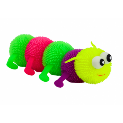 Rubber Worm for Kneading Glowing Neon Colorful