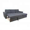 Corner sofa bed INGMAR grey