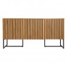 Sideboard HAMPTON 160x40xH80cm, melamine with oak bark