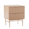 Nightstand SEQUENCE with 2 drawers 45x40xH55cm, cappuccino