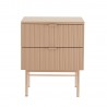 Nightstand SEQUENCE with 2 drawers 45x40xH55cm, cappuccino