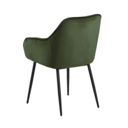 Chair BROOKE forest green black