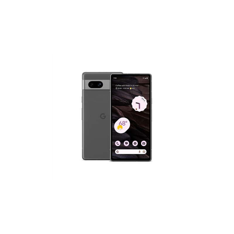 google | Pixel | 7a | Charcoal | 6.1 " | OLED | Google Tensor G2 (5 nm) | Internal RAM 8 GB | 128 GB | Single SIM | Nano-SIM | 3G | 4G | 5G | Main camera 64+13 MP | Secondary camera 13 MP | Android | 13 | 4385 mAh