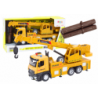 Metal Crane With Hook Lights and Sound Moving Elements Friction Drive