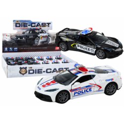 ﻿Car Police Car Police Car Metal 1:32 Drive Mix