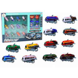 Set of 12 Toy Cars, Powered...