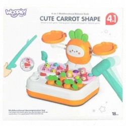 WOOPIE 4in1 Skill Game Fishing Scales Hit the Mole and Carrots