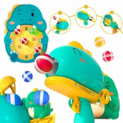 WOOPIE Darts Game Dinosaur Ball Gun Velcro Target Points Shooting