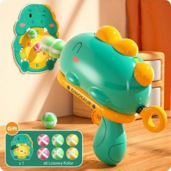 WOOPIE Darts Game Dinosaur Ball Gun Velcro Target Points Shooting