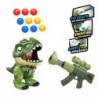 WOOPIE Interactive Foam Ball Gun + Dinosaur Launcher