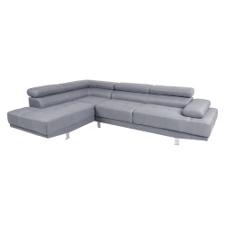 Corner sofa GALVIN LC, light grey