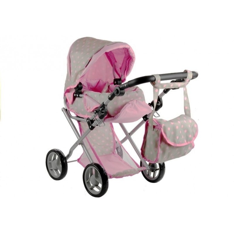 Doll Bogie and Stroller Alice- with Carrier, Bag and Bedding
