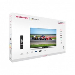 TV Set THOMSON 55" 4K/Smart QLED 3840x2160 Wireless LAN Bluetooth Google TV Black 55QG7C14