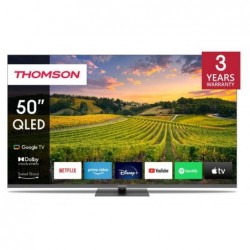 TV Set THOMSON 50" 4K/Smart QLED 3840x2160 Bluetooth Google TV 50QG5C14