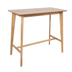 Bar table ROXBY 120x60xH105cm, natural