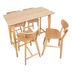 Bar table set ROXBYwith  4 chairs