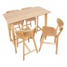 Bar table set ROXBYwith  4 chairs