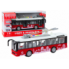 Trolleybus Bus 1:16 Lights Sounds Drive White and Red