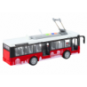 Trolleybus Bus 1:16 Lights Sounds Drive White and Red