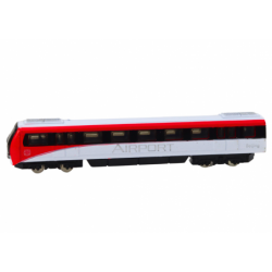 Collectible Model Train Red and White 1:48 Metal