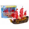 Pirate Ship Lights Sounds Wheels Brown