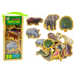 Wooden Magnets Wild Animals...