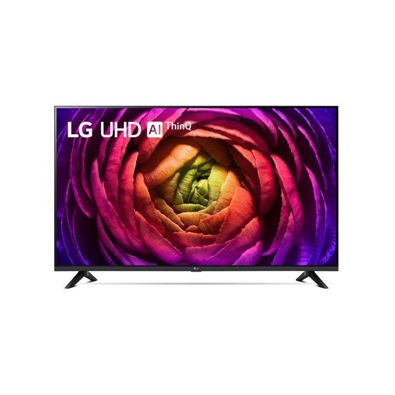 TV Set LG 50" 4K/Smart 3840x2160 Wireless LAN Bluetooth webOS Black 50UR73003LAQ