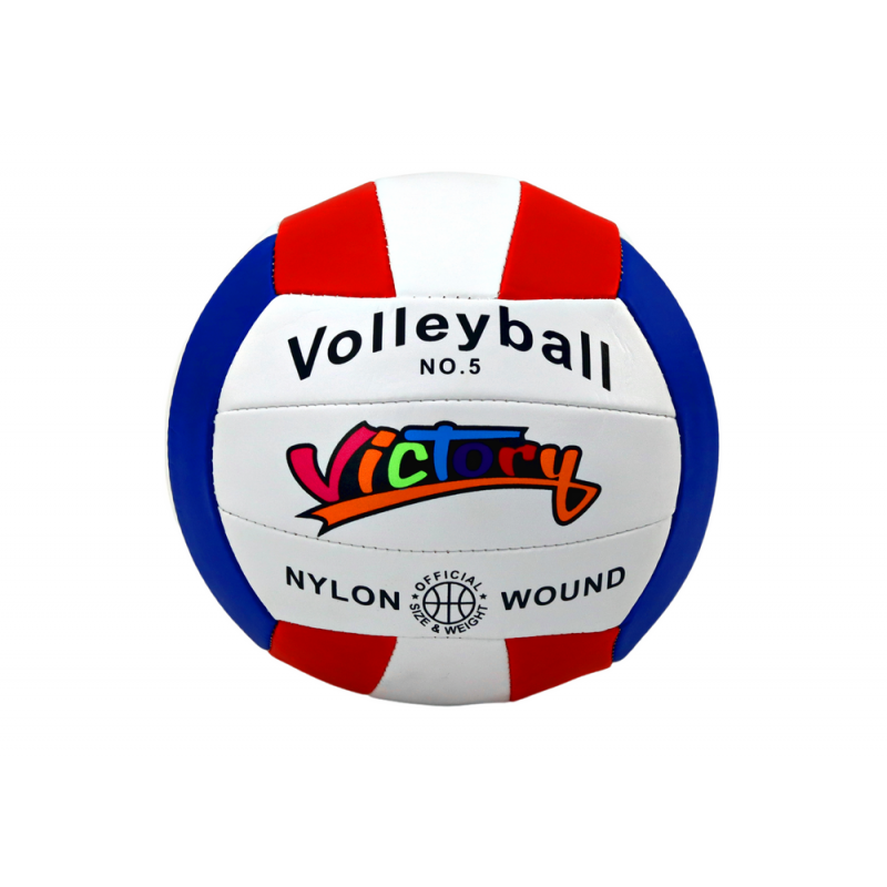 White Volleyball Ball, Size 5, Colorful
