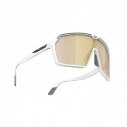 Spinshield white matte Multilaser cycling glasses