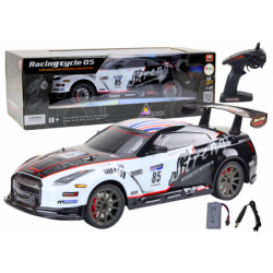 Large Remote Controlled RC Sports Car 1:8 Lights Sounds