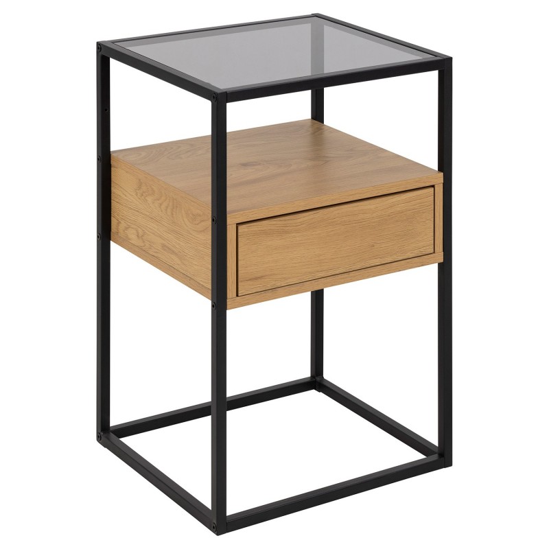 Nightstand RANDOLF 40x35xH60cm, brown