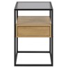 Nightstand RANDOLF 40x35xH60cm, brown