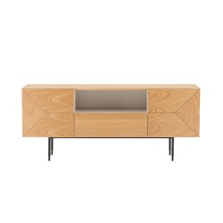 Sideboard NATE 180x40xH70cm, oak