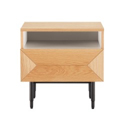 Night stand NATE 50x40xH50cm, oak