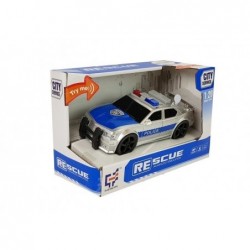 Police Car 1:20 drivetrain friction drive sound Light effects Silver