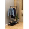 Coat hanger SELJE 105x50xH170cm, black