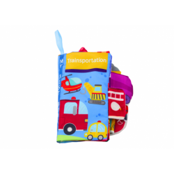 Soft Educational Book Cars Vehicles Colorful Rustling
