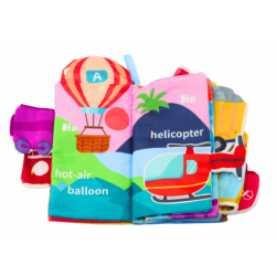 Soft Educational Book Cars Vehicles Colorful Rustling