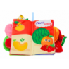 Soft Fruit Book, Crinkle, Squeaky, Colorful For Babies