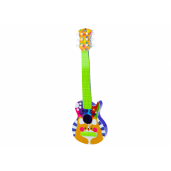 Toy Guitar For Children Rock Adjustable Strings Dog Colorful